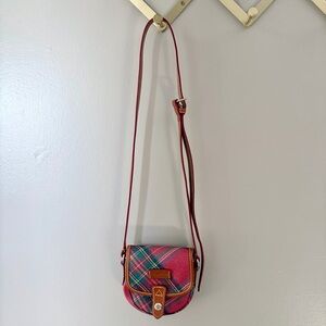 Dooney & Bourke Tartan Plaid Mini Crossbody Bag - Royal Stewart Red
